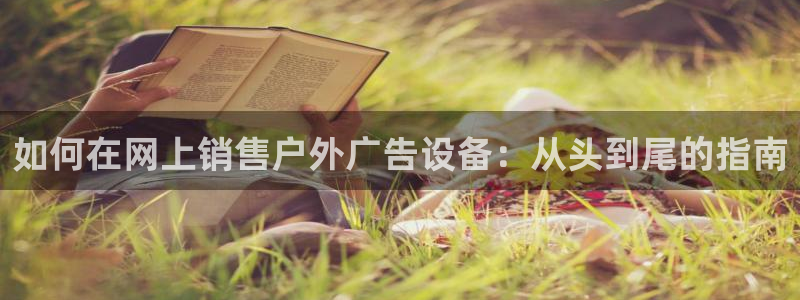 杏宇平台代理多少钱一个月：如何在网上销售户外广告设备：从头到尾的指南