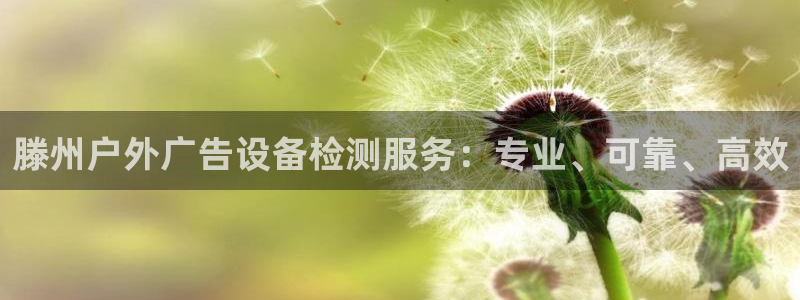 杏宇平台官网注册：滕州户外广告设备检测服务：专业、可靠、高效