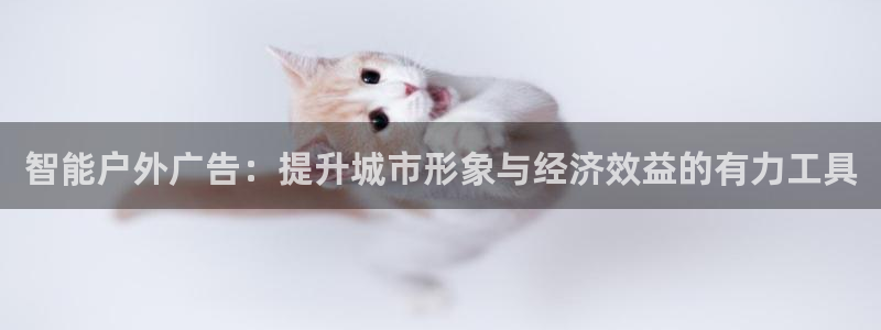 杏宇平台登录步骤是什么：智能户外广告：提升城市形象与经济效益的有力工具